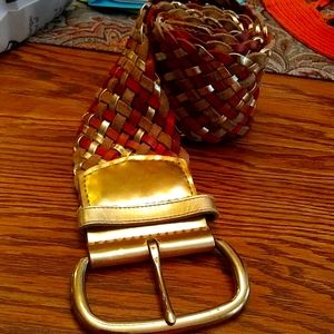 Belt Basket weave 80% leather